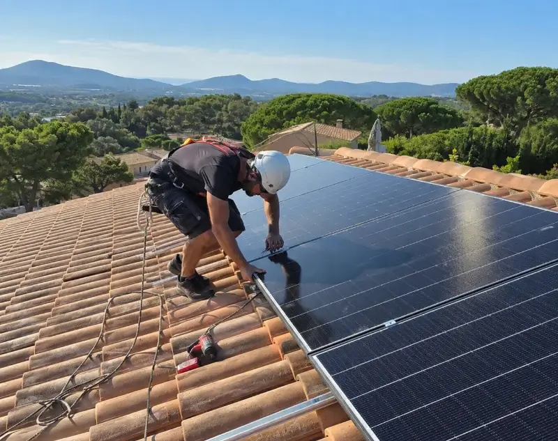 Installateur panneaux solaires Vercheny — pose photovoltaïque sur toiture